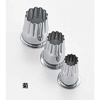 SA18-8ツバ付抜型 菊 TKG