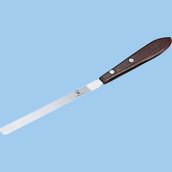 木柄シフォンケーキ用スパテル 新考社