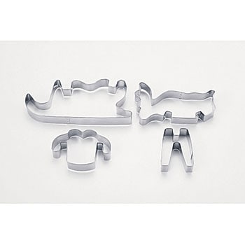 18-8クッキー抜型トナカイ&スレイ タイガークラウン