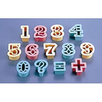 PSクッキー抜型フィガ(数字) タイガークラウン