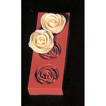 デコレリーフ ゴム製モルド ローズ - デコ・レリーフ