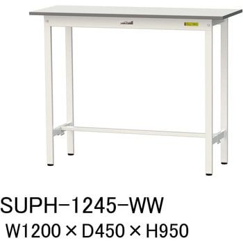 軽量作業台/耐荷重150kg_固定式H950_ワークテーブル150シリーズ 山金工業