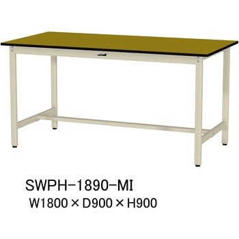 軽量作業台/耐荷重300kg_固定式H900_ポリエステル天板_ワークテーブル300シリーズ 山金工業