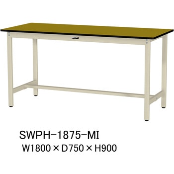 軽量作業台/耐荷重300kg_固定式H900_ポリエステル天板_ワークテーブル300シリーズ 山金工業