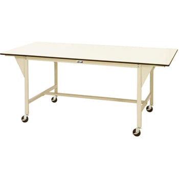 軽量作業台/耐荷重160kg_ワイドタイプ移動式H1016_ワークテーブル 山金工業