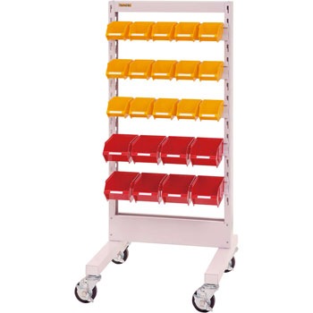 山金工業 パーツハンガー 両面移動式 間口593×奥行775×高さ1751 HPR-0618C-YDM 山金工業 パーツハンガー 両面移動式 間口593×奥行775×高さ