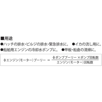 海水用単体ポンプ ラバレックスポンプ MF-Sシリーズ 工進