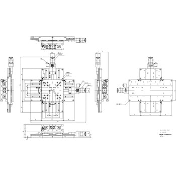X・Yステージ 中精度、長作動タイプ 中央精機