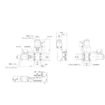 ALD-4011-G1M-R ハイグレードXYステージ 1個 中央精機 【通販サイト