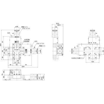 ALD-906-E1P X・Yステージ 中精度タイプ 1個 中央精機 【通販サイト