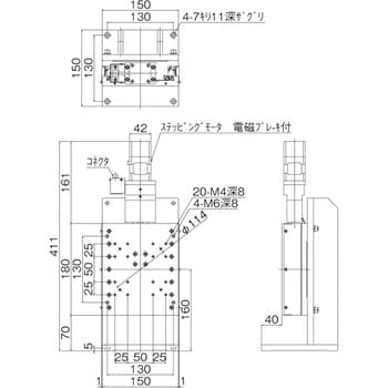 中央精機 ALZ-510-H1P Zステージ クロスローラステージ-www