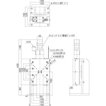 Zステージ 高精度高剛性型 中央精機