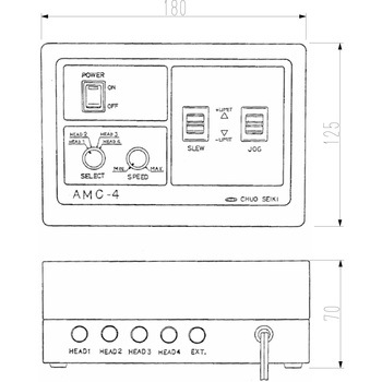 オートマイクロコントローラ 4軸用 中央精機