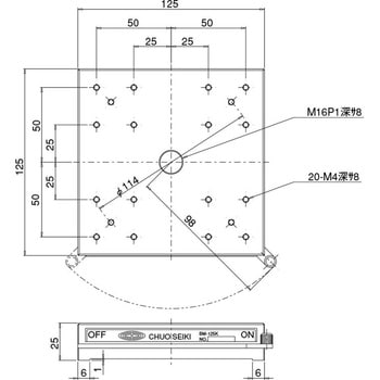 レバー式マグネットスタンド 中央精機 画像処理アクセサリ 【通販