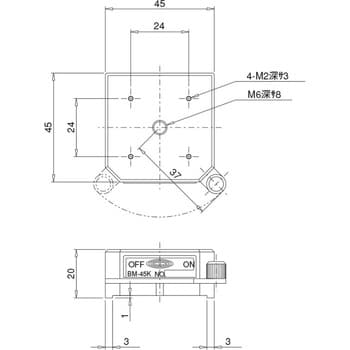 レバー式マグネットスタンド 中央精機 画像処理アクセサリ 【通販