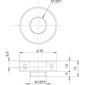 変換アダプタ M16P1～M16P2 中央精機