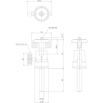 HC-T3 カメラホルダ 1個 中央精機 【通販サイトMonotaRO】