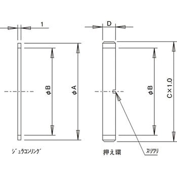 押え環セット Φ30 中央精機