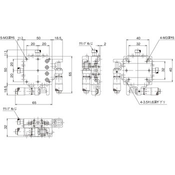 ハイグレードXYステージ 50×50(対称型) 中央精機