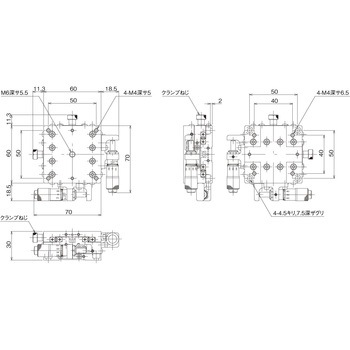 ハイグレードアルミXYステージ 60×60(対称型) 中央精機