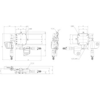ハイグレードXYステージ 70×70(標準型) 中央精機