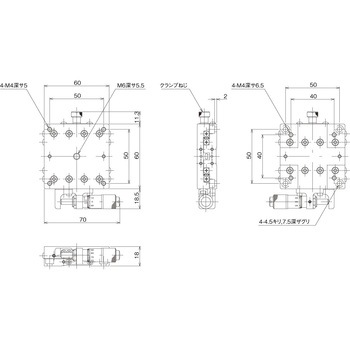 ハイグレードアルミXステージ 60×60(標準型) 中央精機
