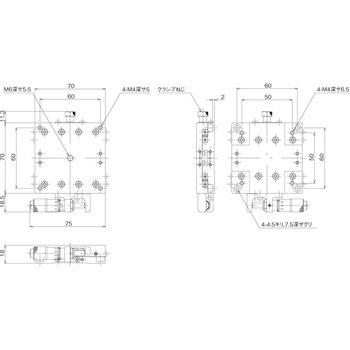 ハイグレードアルミXステージ 70×70(対称型) 中央精機
