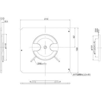 MSS-150A-4WH ウェハホルダ 3，4インチ用 1個 中央精機 【通販サイト