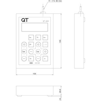 QT-AK3 3軸操作ボックス 1個 中央精機 【通販モノタロウ】