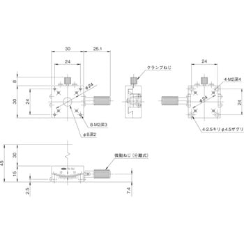 TS-311 ゴニオステージ 30×30 1個 中央精機 【通販サイトMonotaRO】