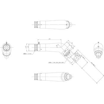 C型鏡筒 対物1接眼20スタンダード 中央精機