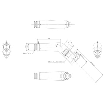 TS-C-2-20-2 C型鏡筒 対物2接眼20クロス 中央精機 総合倍率40