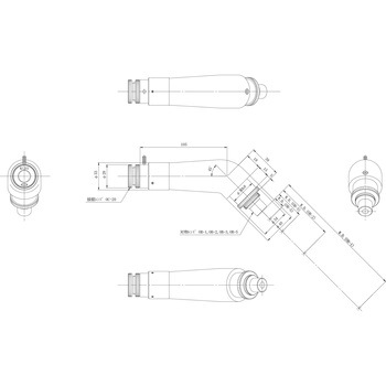 C型鏡筒 対物2接眼20クロスミクロ2 中央精機