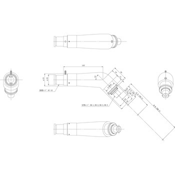 C型鏡筒 対物3接眼10スタンダード 中央精機