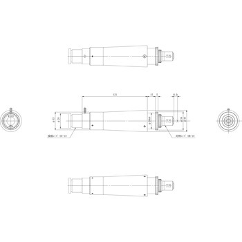 I型鏡筒 対物10接眼10クロス - 中央精機