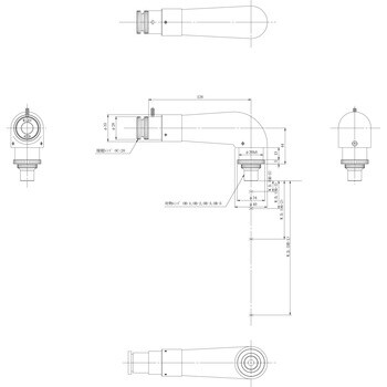 中央精機 TS-L-1-20-1 L型鏡筒 対物1接眼20スタンダード-