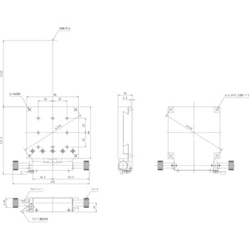 横型ゴニオステージ 90×90
