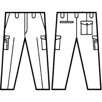 4420 製品制電ストレッチカーゴパンツ(秋冬用) 自重堂