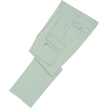 34102 綿100%形態安定ツータックカーゴパンツ(春夏用) 自重堂