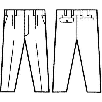40501 製品制電ストレッチツータックパンツ(秋冬用) 自重堂