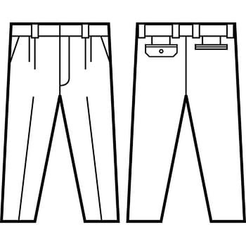 43301 ツータックパンツ(秋冬用) 自重堂