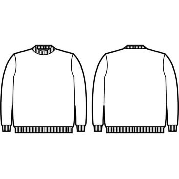 43674 トレーナー(裏パイル) 自重堂