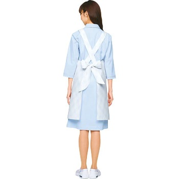 WHISeL アーガイルチェックエプロン WH90024 自重堂