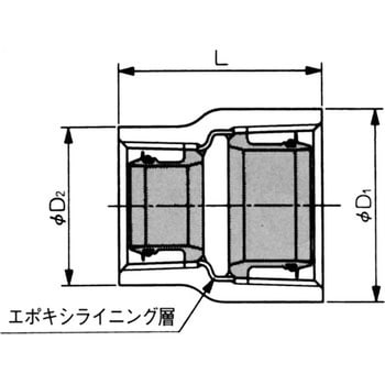 径違いソケット 管端防食管継手 日本継手(JFE継手)