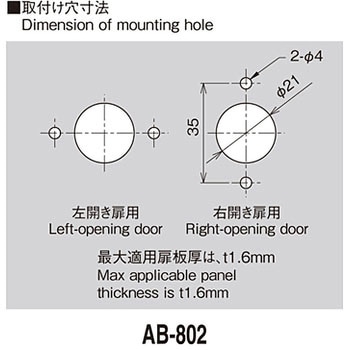 L型小型ハンドル ホシモト