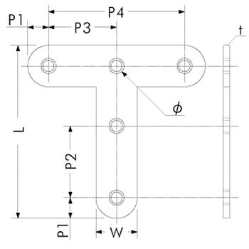 ステンT字 ノーブランド