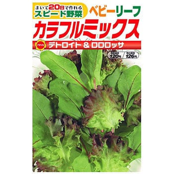 ベビーリーフ カラフルミックス アタリヤ農園 野菜の種 通年 通販モノタロウ