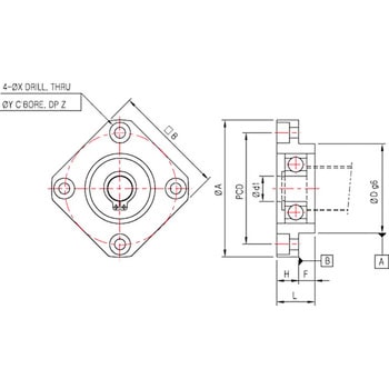 サポートユニット 支持側角形(ブロック型) SUNGIL(ソンイル)
