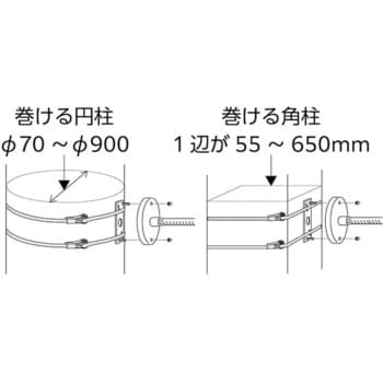 SF55TS スーパーオーバル(円柱・角柱用金具付) 1台 コミー 【通販