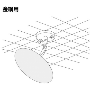丸ミラー(金網用金具付) コミー